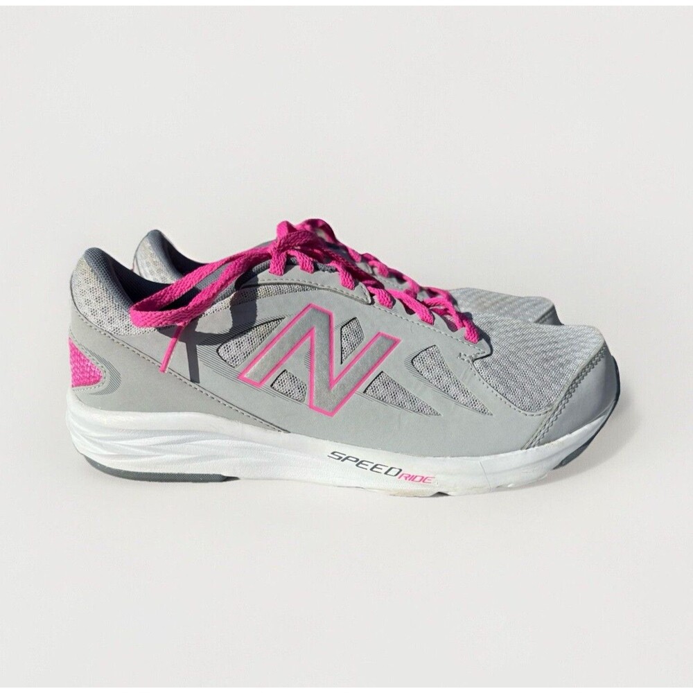 New Balance 490 Womens 8 D Wide Gray Pink W490CF4 SpeedRide Running Sneakers